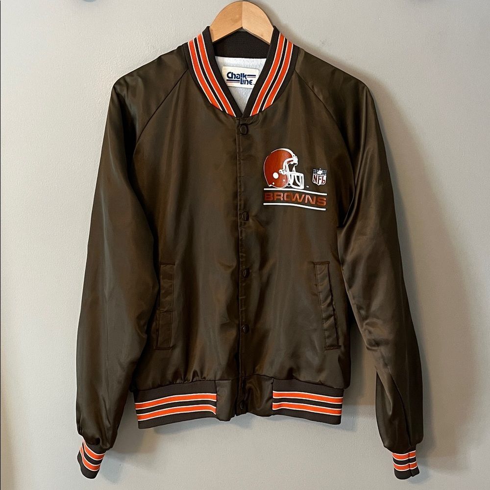 Chalk Line Vintage Cleveland Browns Jacket 1989 *Use measurements* Fits like S/M